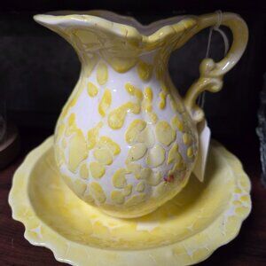 Vintage pitcher and basin set